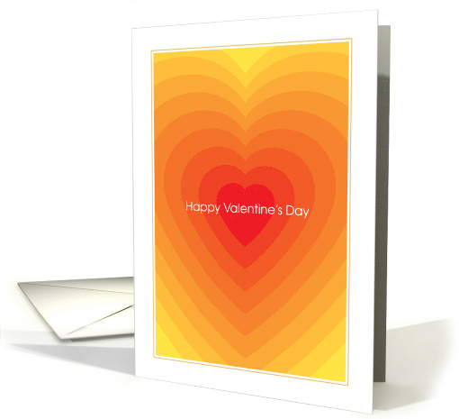 Valentine's Day Heart on Fire card (1668336)