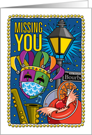 Missing You Mardi Gras COVID 19 card