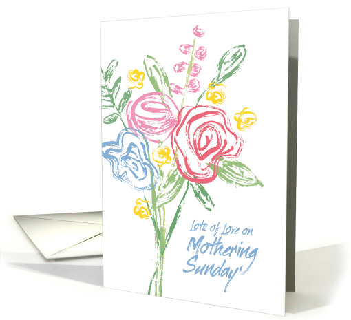 Lots of Love on Mothering Sunday Flowers card (1671938)