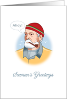 Seamans Greetings Nautical Boating Pun Holiday Season card