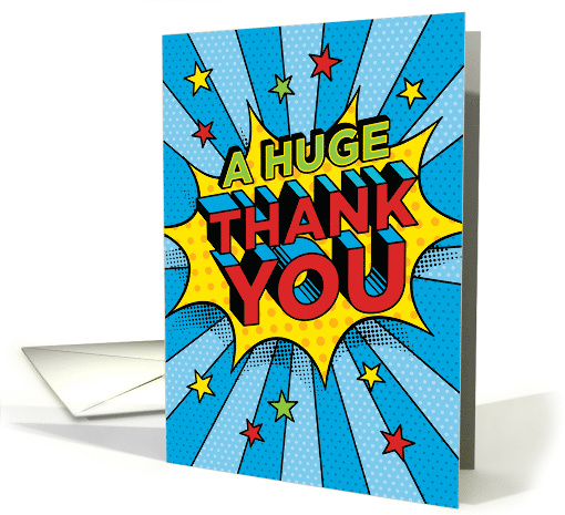 Superhuman Thank You Comic Book Style Graphics card (1748032)