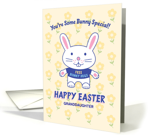 Easter Bunny Granddaughter Customize Any Relation card (1826300)