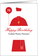 Happy Birthday Catholic Cardinal Customize Name Age card