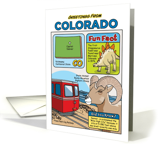 Greetings From Colorado Symbols Fun Facts Nickname and... (1873518)
