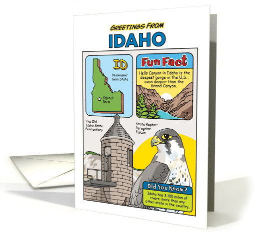 Greetings From Idaho Symbols Fun Facts Nickname and... (1873530)
