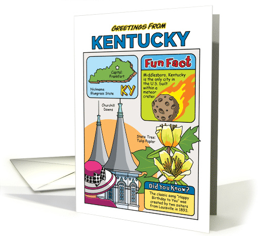 Greetings From Kentucky Symbols Fun Facts Nickname and... (1873542)