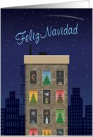 Feliz Navidad y Prospero Ano Nuevo card