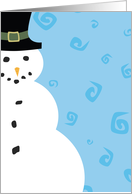 Christmas - Winter Snowman card