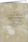 Sepia Garden Thank You card