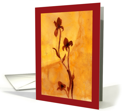 Flowers Against the Sun card (975597)