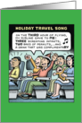 Holiday Air Travel Song card