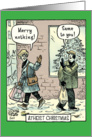 Atheist Christmas Joke Paper Card