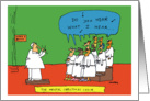 Institutionalized Mental Choir Callahan Christmas Cartoon card