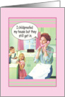 1950’s Retro Mom Funny Mother’s Day Greeting card