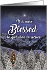 Christmas Quotes Acts 20:35 with Biblical Holiday Words For the Soul card