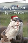 Significant Otter Christmas:Featuring An Otter In The Holiday Spirit card