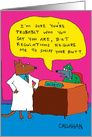 Sniff Your Butt Dogs: Funny Birthday Card Featuring a Diligent Dog card