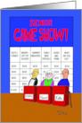 Senior Game Show Funny Birthday Card