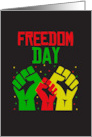 Freedom Forever Fists Juneteenth Card