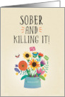 Sober And Killing It Recovery card