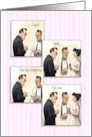 Shopping Vow Wedding Congratulations card