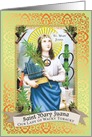 St. Mary Juana Funny Sacrilegious Birthday Card