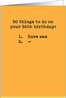 50 Things To Do...