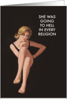 Hell in Every Religion Birthday Card