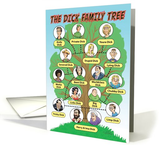 Dick Family Tree Birthday card (1090018)