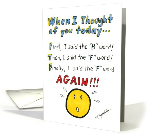 Bff Birthday Greeting Humor Birthday card (1090050)