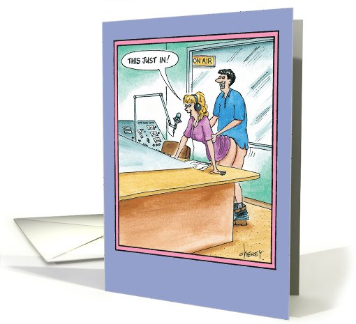 Radio DJ Doggystyle Adult Sex Humor Birthday card (1090070)