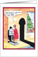 Wildest Christmas Wishes Penis Shadow Adult Humor Christmas card