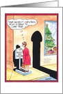 Wildest Christmas Wishes Penis Shadow Adult Humor Christmas card