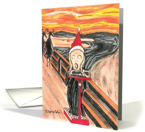 Xmas Scream Funny Christmas card (1090176)