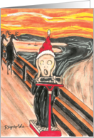 Xmas Scream Funny Christmas Card