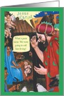 Name Him Irving Jesus Christ Humor Christmas Card