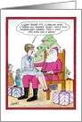 Rich Husband Adult Wishes Funny Christmas Card