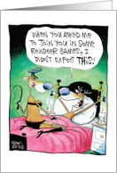 S&M Reindeer Humor Christmas Card