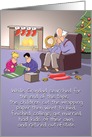 Sticky Tape Grandad Funny Christmas Card