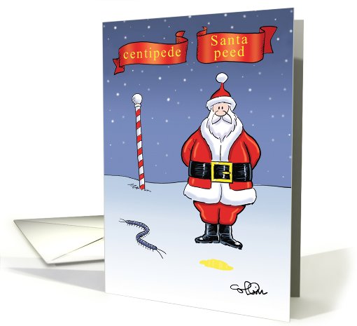 Santa Peed Sacreligious Christmas card (1090292)