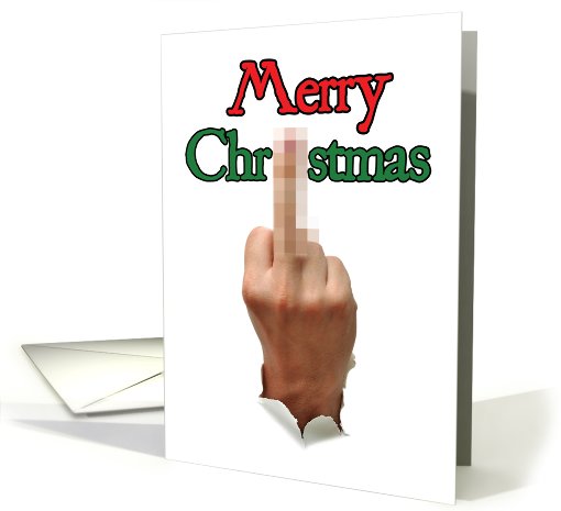 Christmas the Bird Hilarious card (1090372)