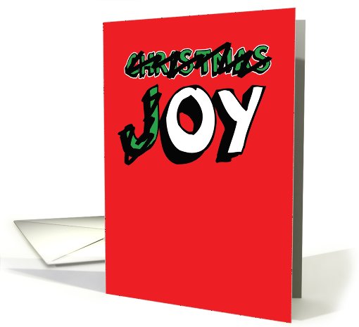 Christmas Oy Sacreligious Yiddish card (1090376)
