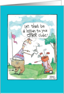 Other Golf Clubs Anger Funny Father’s Day Card
