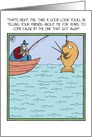 Big Fish that Got Away Funny Father’s Day Card