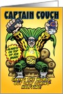 Captain Couch Hero Funny Father’s Day Card
