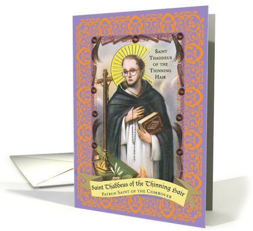 St. Thaddeus Humor Sacrilegious Fathers Day card (1090544)