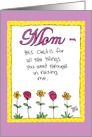 Mom Went Thru Funny Mothers Day Card