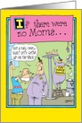 No Moms Garage Diaper Service Funny Mothers Day Card