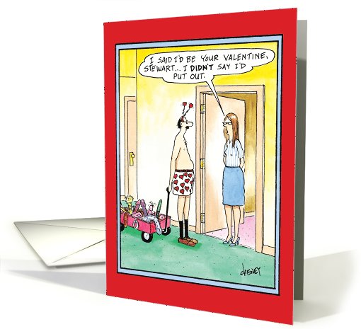 Didn't Say I'D Put Out Adult Humor Valentines Day card (1090674)