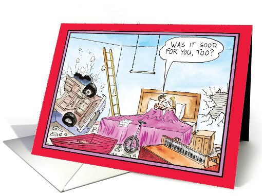 Good For You Too Adult Sex Humor Valentines Day card (1090676)